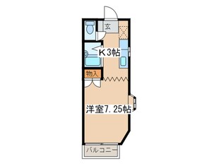 メゾン・ラミシェリーの物件間取画像